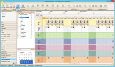 Affichage multiple des calendriers